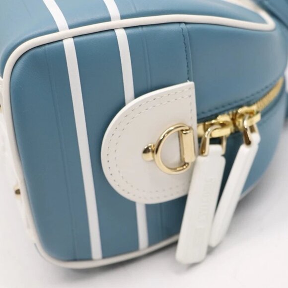 Christian Dior Calfskin Small Dior Vibe Bowling Bag - Turquoise - Picture 12 of 16